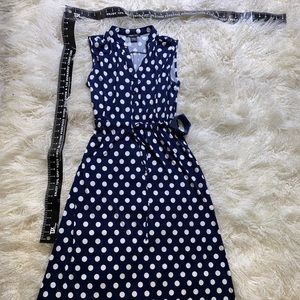 Polka Dot blue and white dress